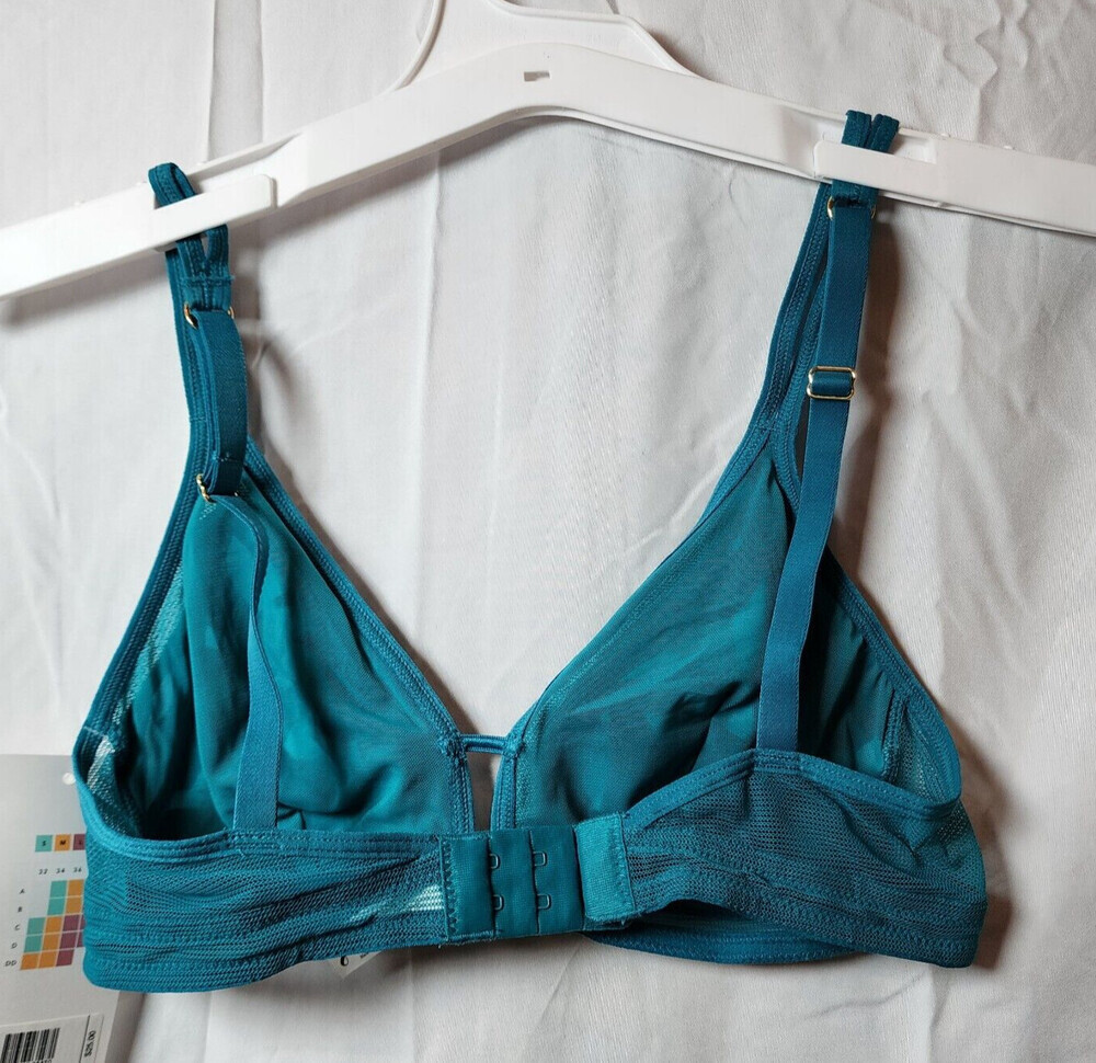 New Lively Women's Multicolor Wireless Semi Sheer Bra Adjustable Straps Size S - Picture 3 of 5